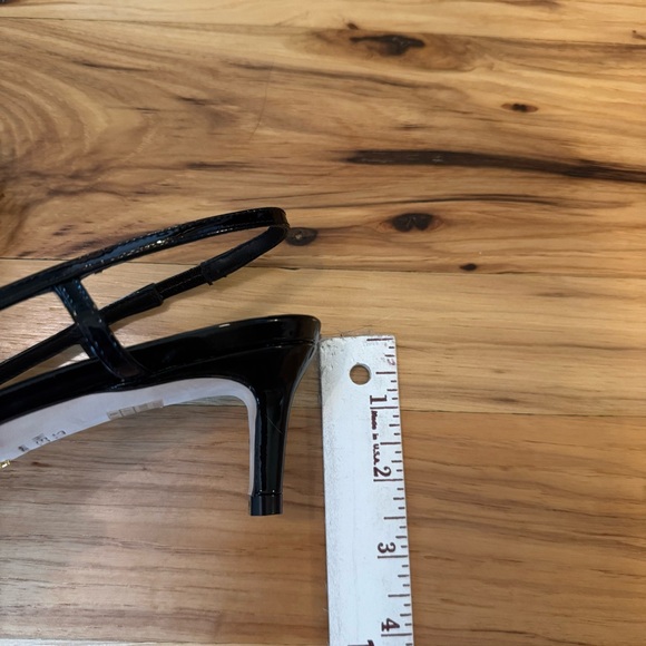 Stuart Weitzman Poudre Mondrian 50 Slingback PVC kitten heel Pumps in Black - Picture 13 of 13